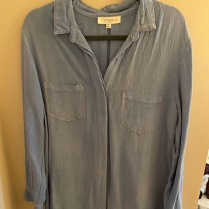 Umgee+ Denim Long Sleeve Dress